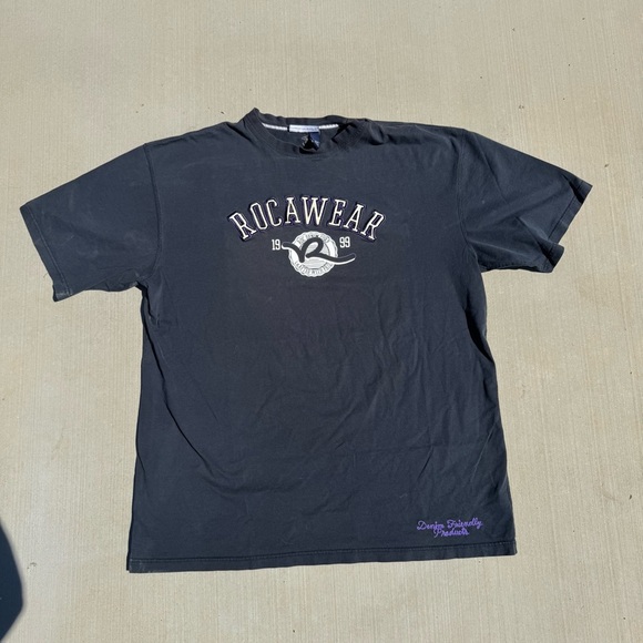 Rocawear Men's 3X Classic Logo T-shirt, Embroidered Thick Cotton Comfort - Picture 1 of 5
